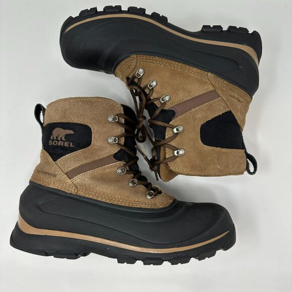 SOREL Men's Buxton Lace Waterproof Boot - Delta, Black - 7 - Picture 5 of 16